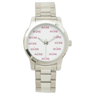 Reloj De Pulsera Wine Time Watch