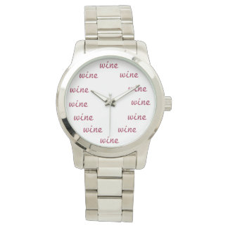 Reloj De Pulsera Wine Time Watch