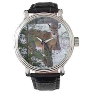 Reloj De Pulsera Winter Deer