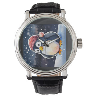 Reloj De Pulsera Winter Penguin E-Watch - Éstos son un invierno ele
