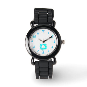 Reloj De Pulsera Winter Snow Hearts Kids Silver Purpurina Watch