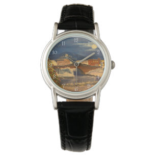 Reloj De Pulsera Winter Village, por Gary Poling