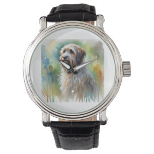 Reloj De Pulsera Wirehaired Griffon Korthals Dog 100924AREF106 - Wa