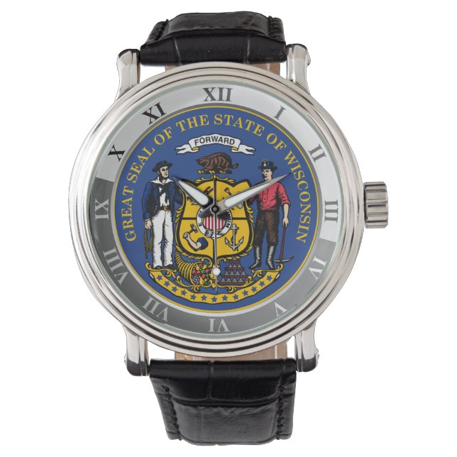Reloj De Pulsera Wisconsin (Anverso)