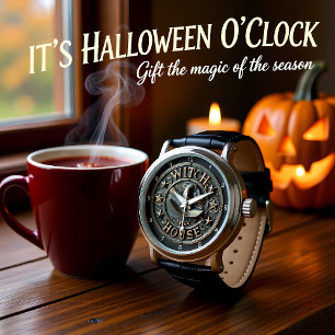 Reloj De Pulsera Witch House Spooky Halloween