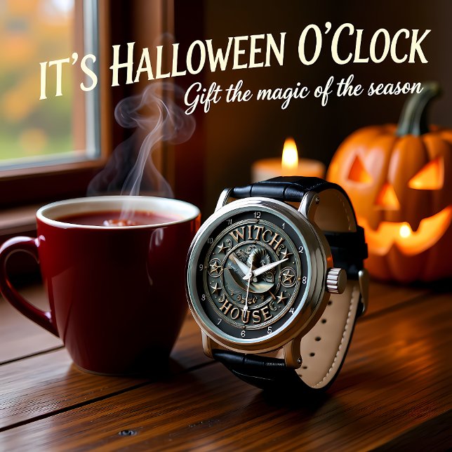 Reloj De Pulsera Witch House Spooky Halloween (Subido por el creador)