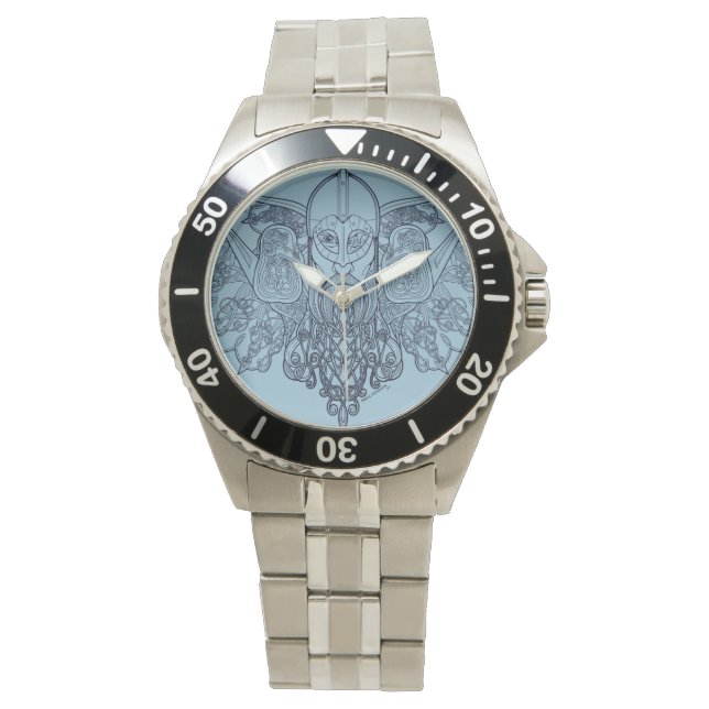 Reloj De Pulsera Woden: Dios de Raven (Anverso)