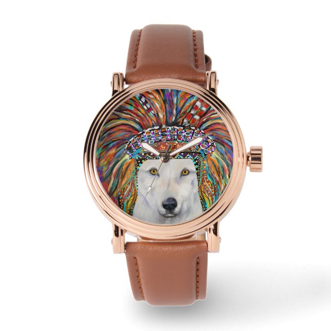 RELOJ DE PULSERA WOLF ART (Anverso)