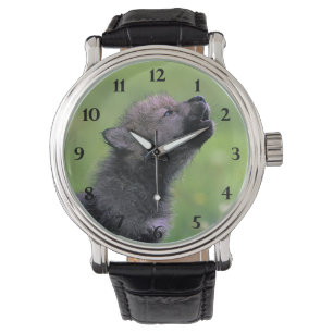 Reloj De Pulsera Wolf Cub Howling