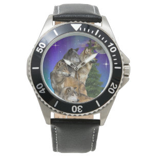 Reloj De Pulsera Wolf Howling