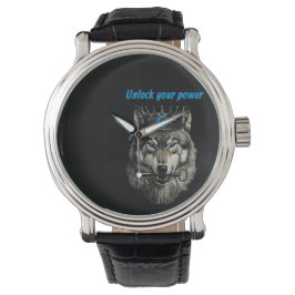 Reloj De Pulsera wolf king unlock your power