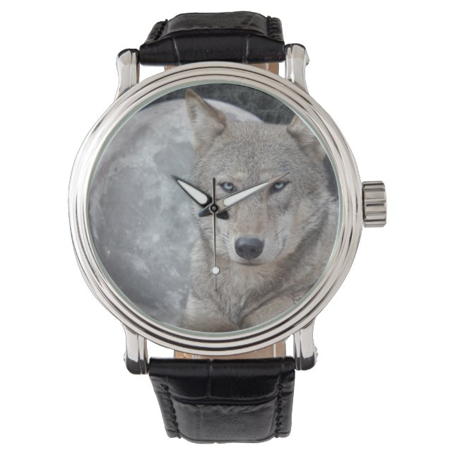 Reloj De Pulsera Wolf Moon Watch (Anverso)