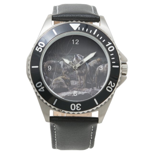 Reloj De Pulsera Wolf Pack (Anverso)