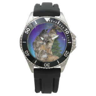 Reloj De Pulsera Wolf y Moon