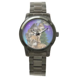 Reloj De Pulsera Wolf y Moon