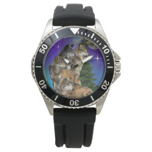 Reloj De Pulsera Wolf y Moon