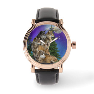Reloj De Pulsera Wolf y Moon