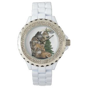 Reloj De Pulsera Wolf y Moon
