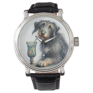 Reloj De Pulsera Wolfhound Irlandés Con Soda