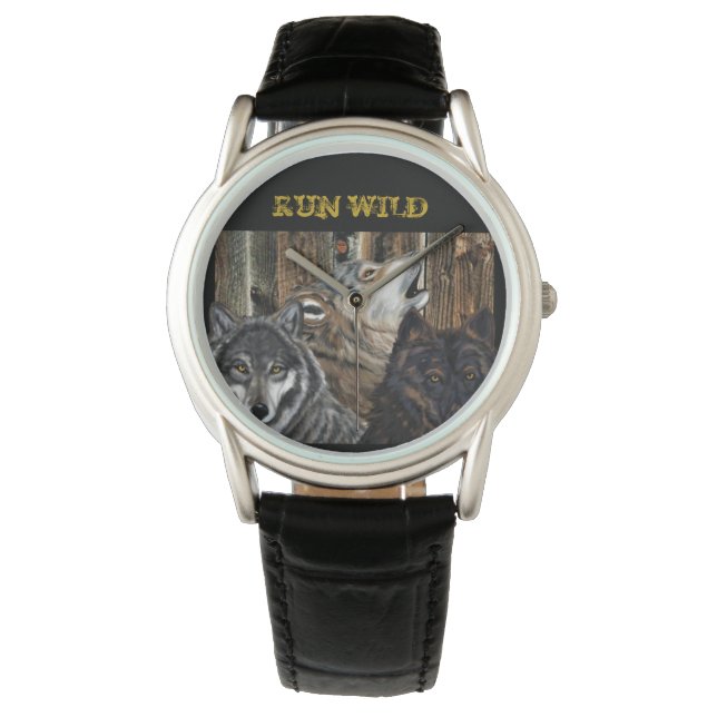 RELOJ DE PULSERA WOLVES (Anverso)