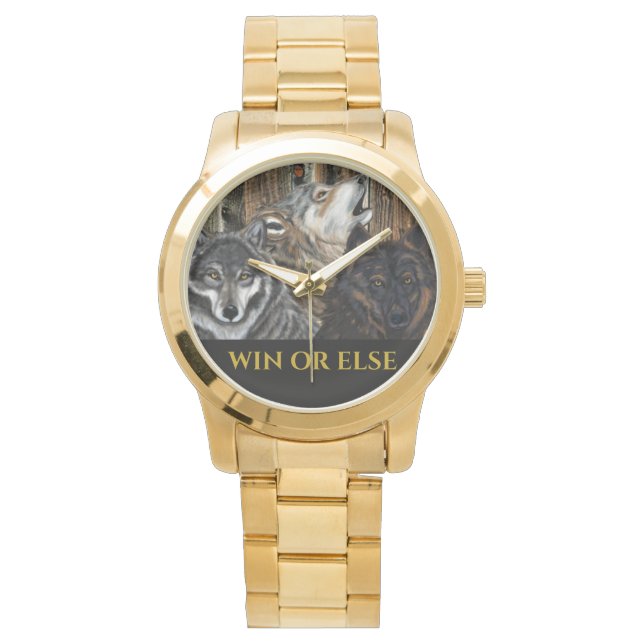 RELOJ DE PULSERA WOLVES (Anverso)