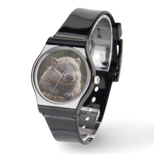 Reloj De Pulsera Wombat, un bebé australiano adorable,