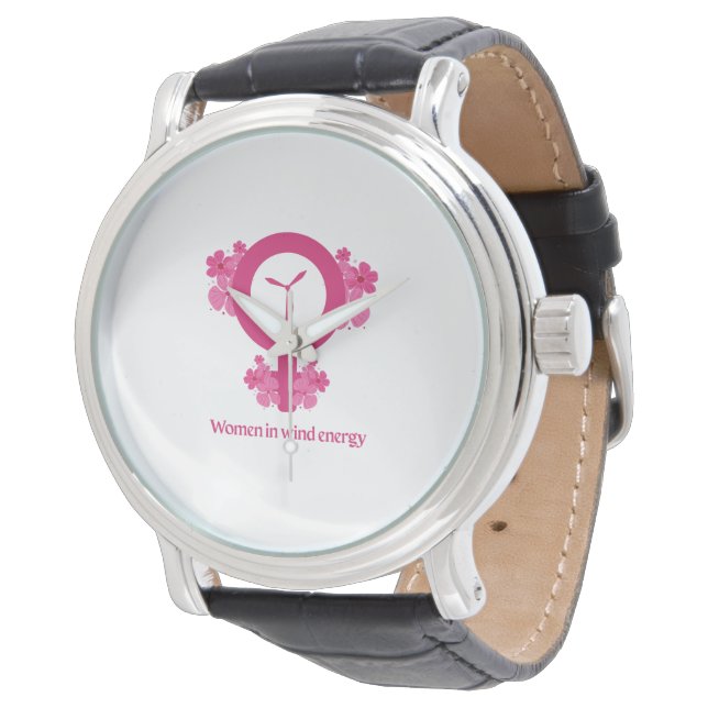 Reloj De Pulsera Women in Wind Energy – Feminist Gift (Angular)