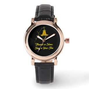 Reloj De Pulsera Women’s Vintage Rose Gold Watch – Flowers