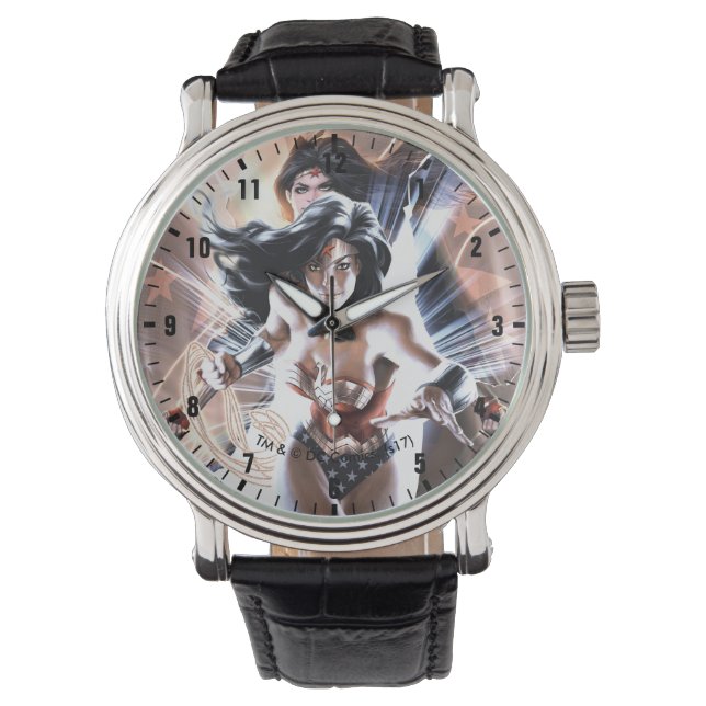 Reloj De Pulsera Wonder Woman Comic Cover  #609 Variant (Anverso)