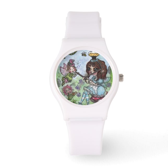 Reloj De Pulsera Wonderland Tea Fiesta (Anverso)
