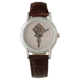 Reloj De Pulsera Wooden Hand Cross 