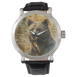 Reloj De Pulsera Woodland Bear Watch
