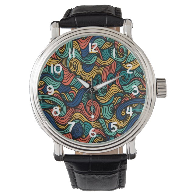 Reloj De Pulsera Wool Topped paisley (Anverso)