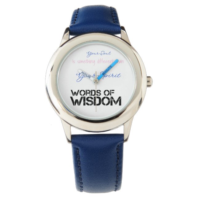 Reloj De Pulsera Words of Wisdom eWatch Horloge (Anverso)