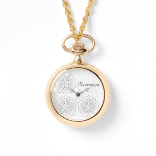Reloj De Pulsera Wraparound Gold Watch My Sweetie Pie