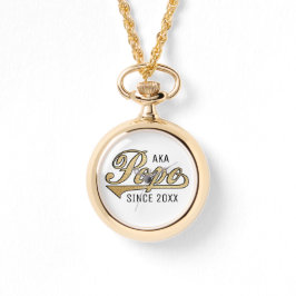 Reloj De Pulsera Wraparound Gold Watch PoPo/Abuela