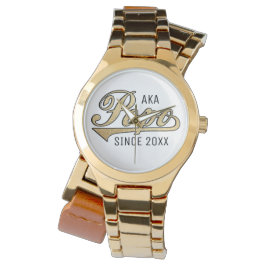 Reloj De Pulsera Wraparound Gold Watch PoPo/Abuela