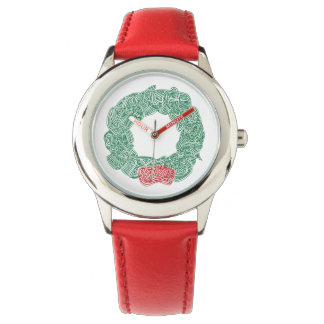 Reloj De Pulsera Wreath navidades