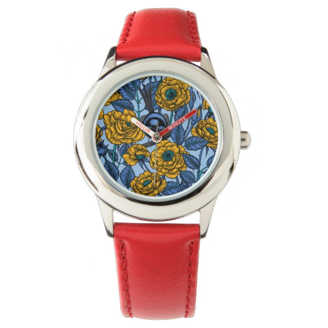 Reloj De Pulsera Wren in the rosas (Anverso)