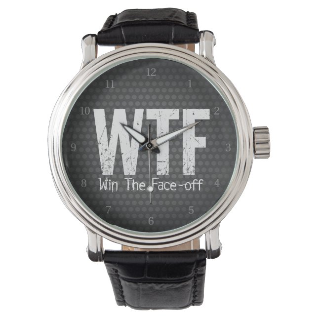 Reloj De Pulsera WTF: Ganar la derrota (hockey) (Anverso)
