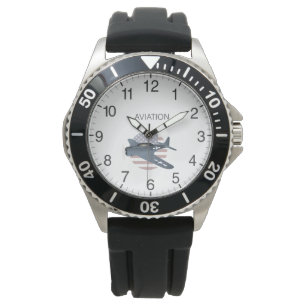 Reloj De Pulsera WW2 Douglas SBD-6 Avión inofensivo