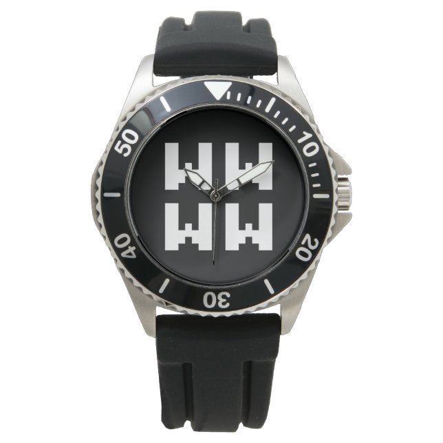 Reloj De Pulsera WWWW | Jerga de Internet japonesa LOL (Anverso)