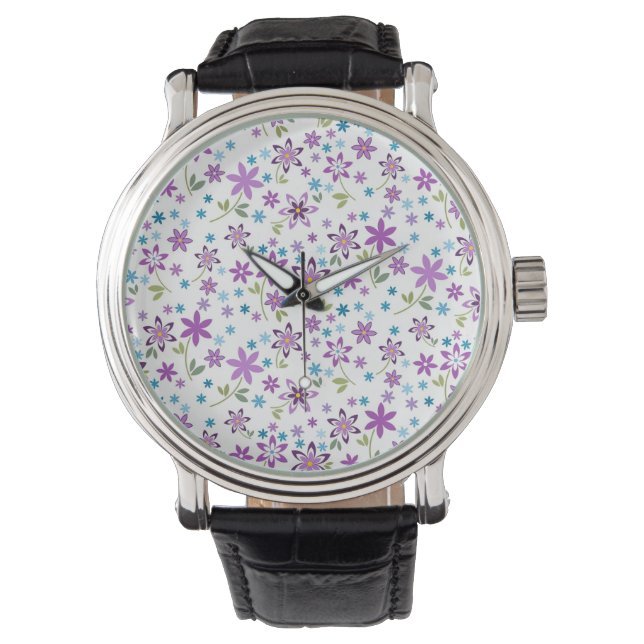 Reloj De Pulsera Xmas Gift Cute Floral Ditsy (Anverso)