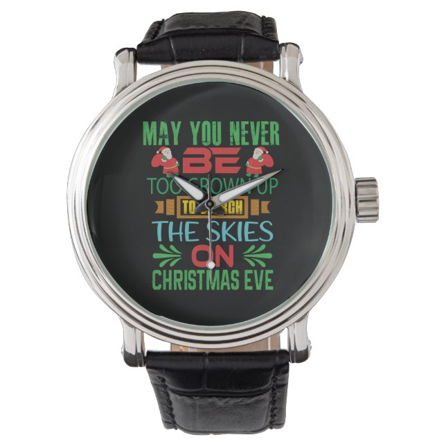 Reloj De Pulsera Xmas Gift The Skies On Christmas Eve (Anverso)