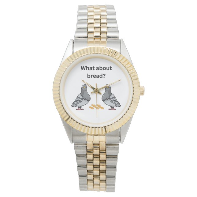 Reloj De Pulsera ¿Y el pan? (Anverso)
