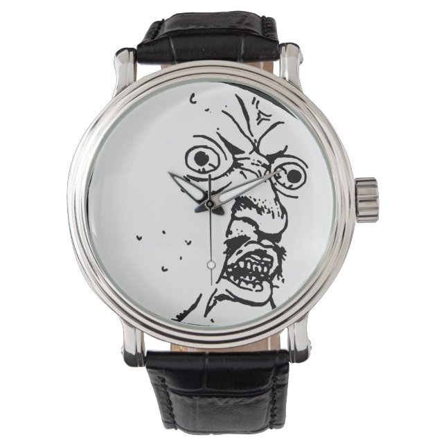 Reloj De Pulsera Y U NO Meme (Anverso)