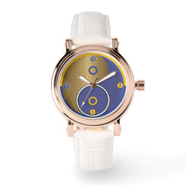 Reloj De Pulsera Yang amarillo azul