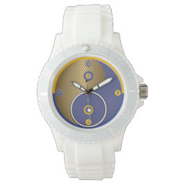 Reloj De Pulsera Yang amarillo azul