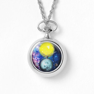 Reloj De Pulsera Yang-Yin/Sun-Moon