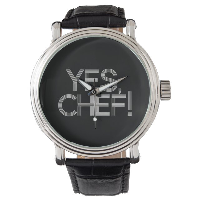 Reloj De Pulsera Yes, Chef! (Anverso)